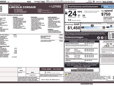 Used 2022 Lincoln Corsair AWD w/ Premium Package image 51