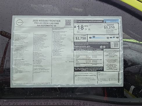 New 2026 Nissan Frontier PRO-4X w/ Pro Premium Package image 44