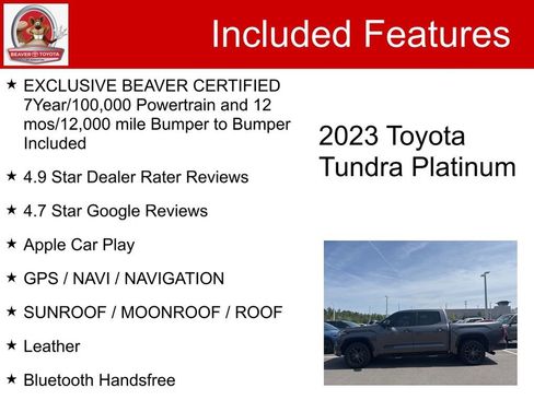 Used 2023 Toyota Tundra Platinum image 5