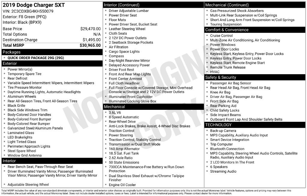 Used 2019 Dodge Charger SXT RWD image 28