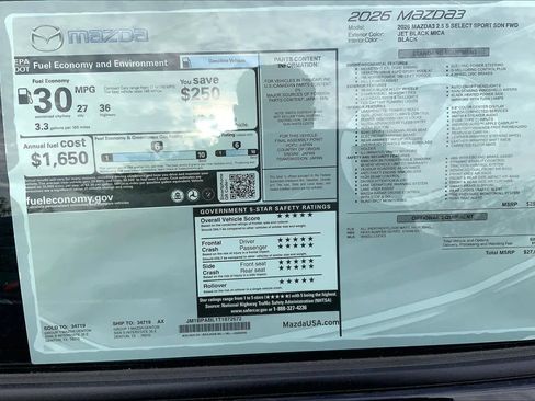 New 2026 MAZDA MAZDA3 s Sport image 21