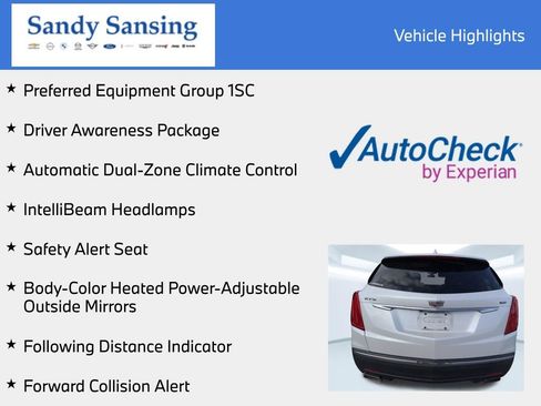 Used 2017 Cadillac XT5 Luxury w/ Driver Awareness Package image 7