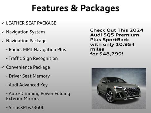 Used 2024 Audi SQ5 Premium Plus w/ Premium Plus Package image 12