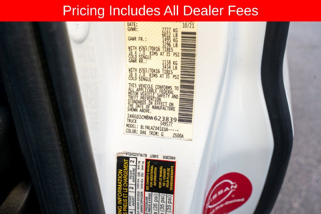 Used 2022 Nissan Frontier S AWD/4WD image 20