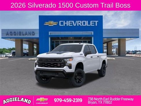 New 2026 Chevrolet Silverado 1500 Custom Trail Boss w/ Dark Appearance Package image 8
