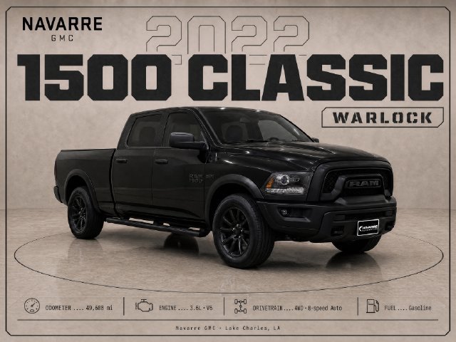 Used 2022 RAM 1500 Warlock w/ Electronics Group AWD/4WD image 1