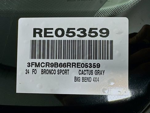 Certified 2024 Ford Bronco Sport Big Bend w/ Convenience Package AWD/4WD image 22