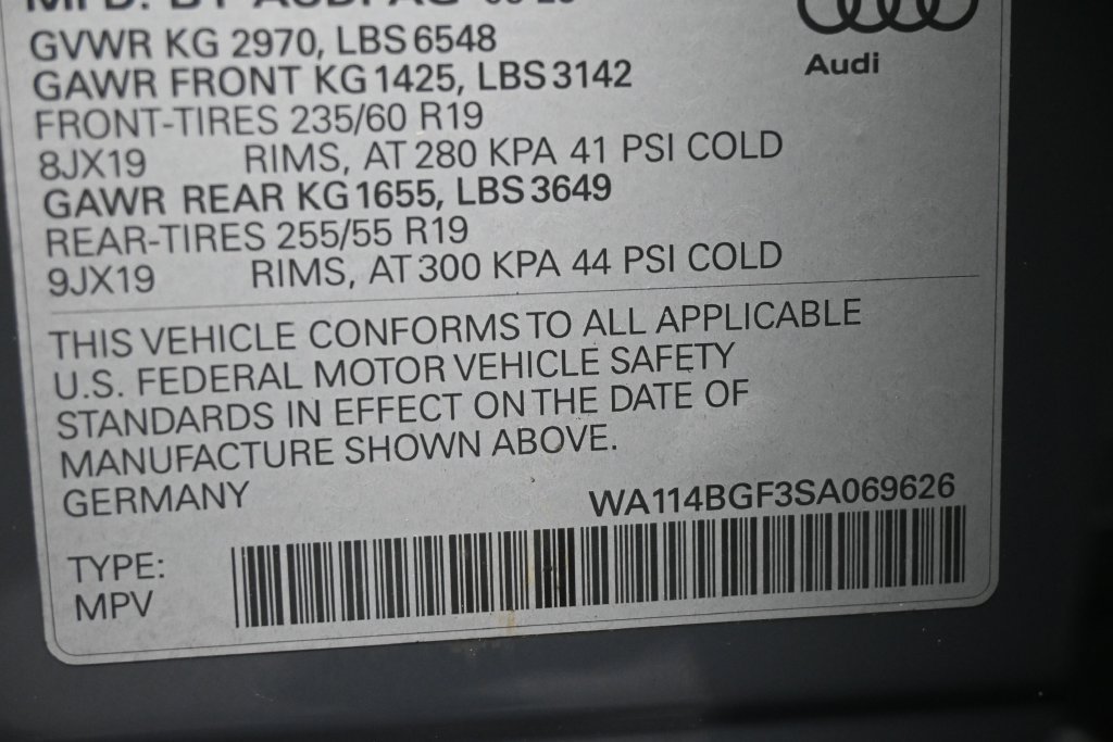 Used 2025 Audi Q6 e-tron Premium w/ Convenience Package AWD/4WD image 7