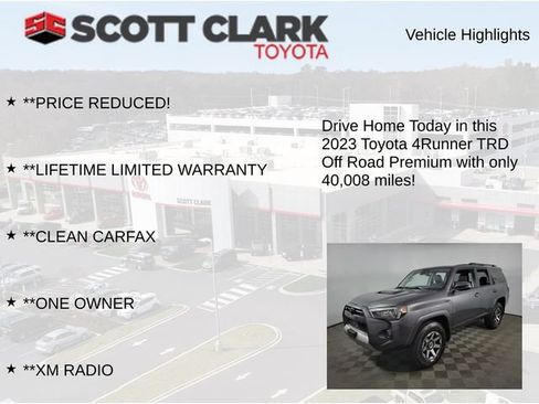 Used 2023 Toyota 4Runner TRD Off-Road Premium w/ Moonroof Package AWD/4WD image 13