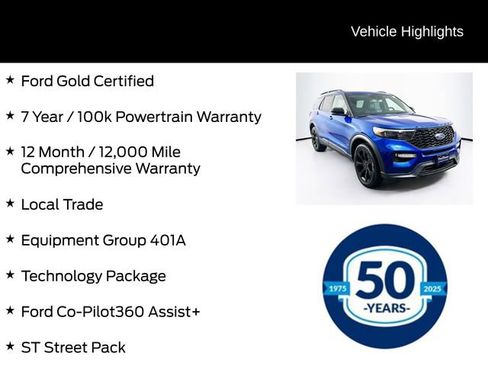 Certified 2023 Ford Explorer ST w/ Equipment Group 401A image 6