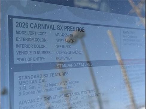 New 2026 Kia Carnival SX Prestige FWD image 13