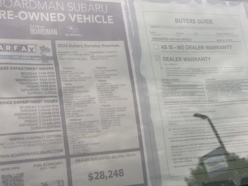Used 2024 Subaru Forester Premium AWD/4WD image 28