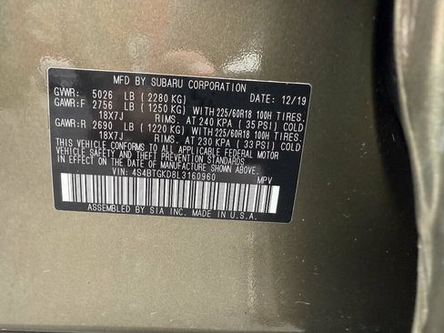 Used 2020 Subaru Outback Onyx Edition XT w/ Popular Package #2 AWD/4WD image 16