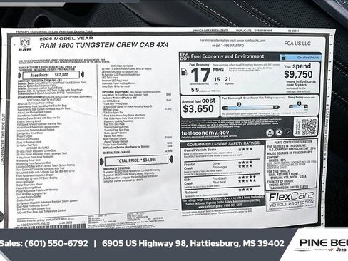 New 2026 RAM 1500 Tungsten w/ Off Road Group image 12