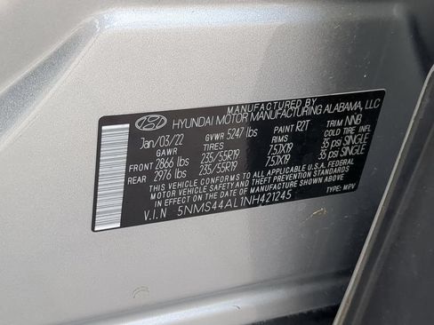 Used 2022 Hyundai Santa Fe Limited FWD image 37
