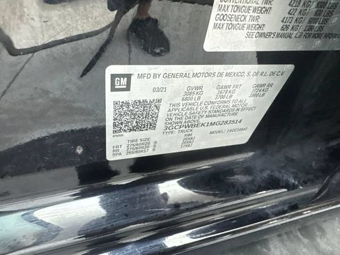 Used 2021 Chevrolet Silverado 1500 Custom w/ LPO, Dark Essentials Package RWD image 85