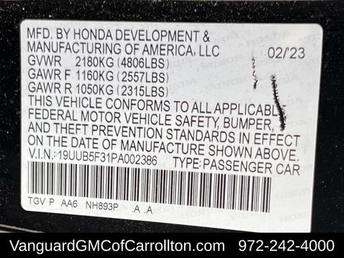 Used 2023 Acura TLX FWD image 31