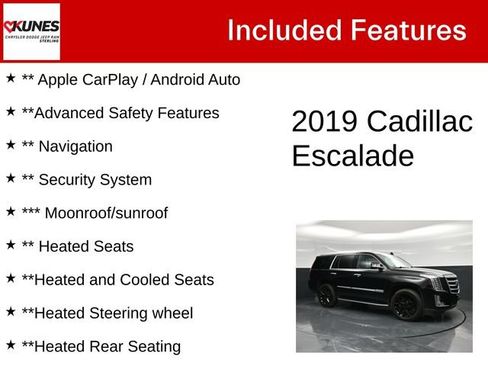 Used 2019 Cadillac Escalade Luxury AWD/4WD image 4