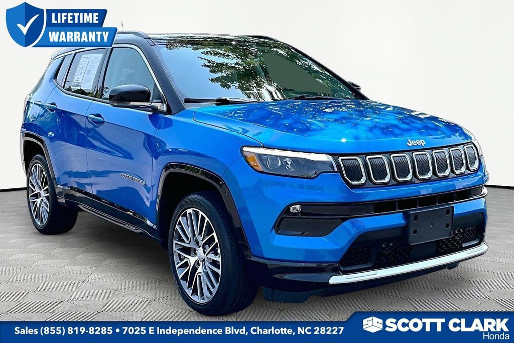 Used 2022 Jeep Compass Limited w/ Elite Group AWD/4WD 360° Tour