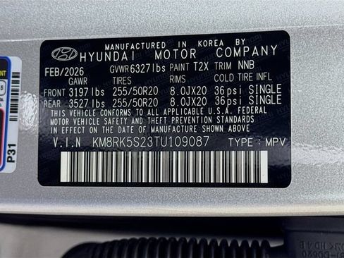 New 2026 Hyundai Palisade Limited FWD image 54