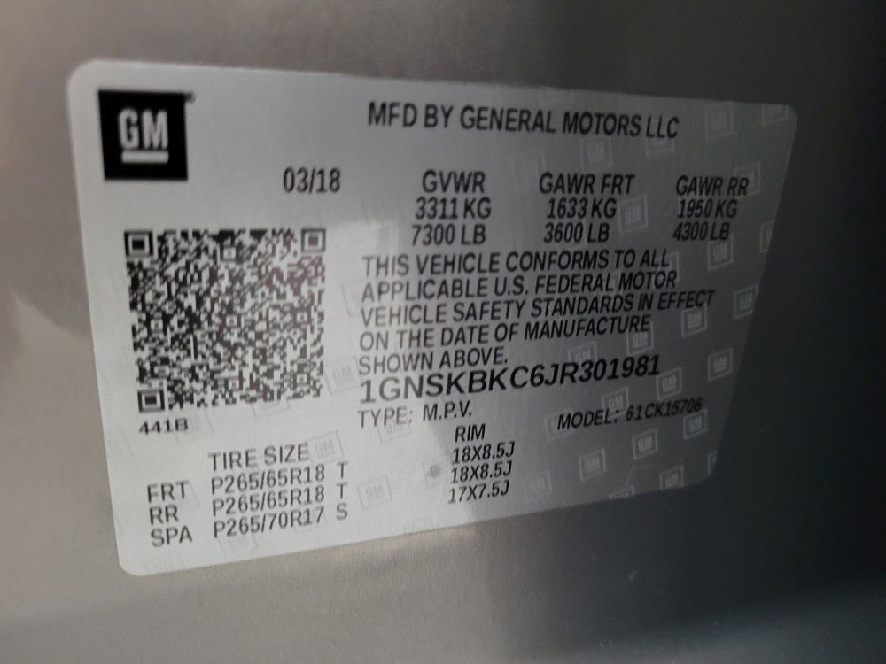 Used 2018 Chevrolet Tahoe LT AWD/4WD image 33