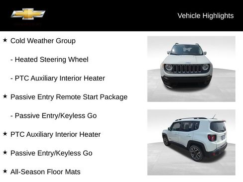 Used 2017 Jeep Renegade Latitude w/ Cold Weather Group AWD/4WD image 14