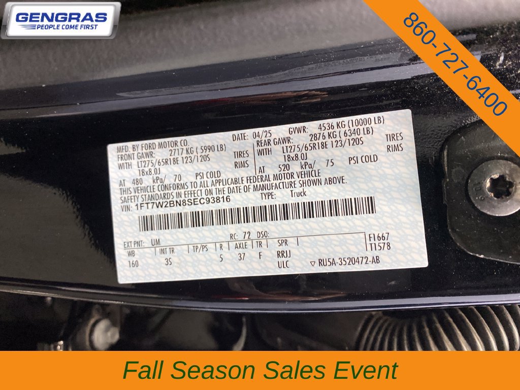 Used 2025 Ford F250 XLT w/ Snow Plow Prep Package AWD/4WD image 7