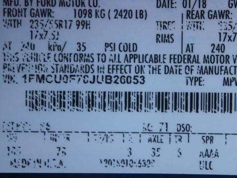 Used 2018 Ford Escape S image 17