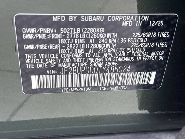 Certified 2026 Subaru Outback Limited AWD/4WD image 28