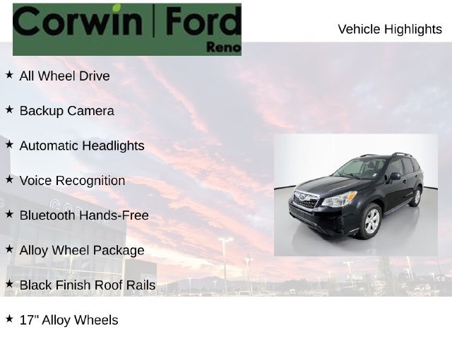 Used 2015 Subaru Forester 2.5i w/ Alloy Wheel Package AWD/4WD image 7