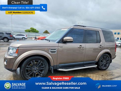 Used 2016 Land Rover LR4 HSE LUX AWD/4WD image 1