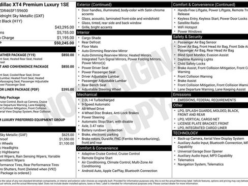 New 2025 Cadillac XT4 Premium Luxury image 4
