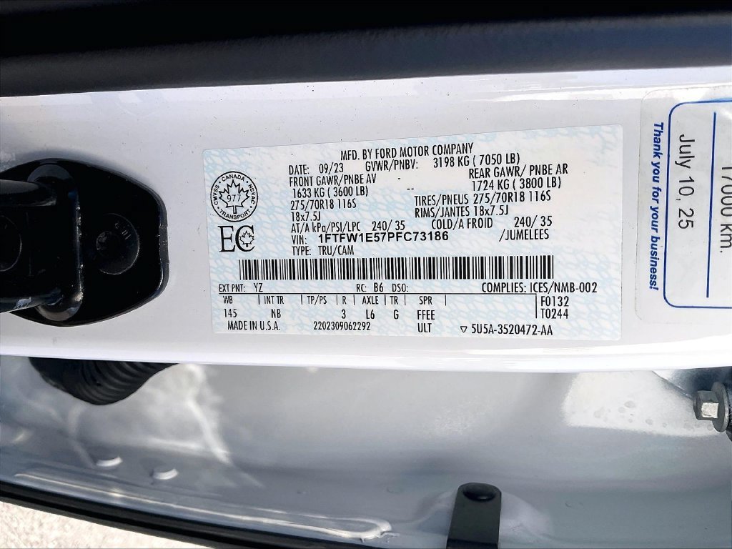 Used 2023 Ford F150 Tremor w/ Equipment Group 402A High AWD/4WD image 33
