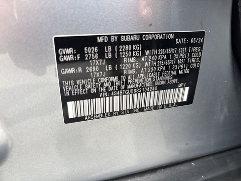 Used 2025 Subaru Outback Wilderness AWD/4WD image 37
