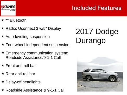 Used 2017 Dodge Durango SXT w/ 3rd Row Seating Group image 2