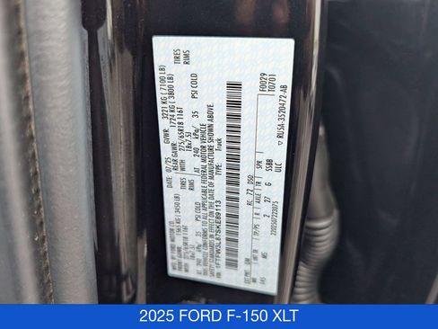 Used 2025 Ford F150 XLT w/ Equipment Group 301A Standard AWD/4WD image 31