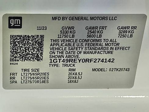 Used 2024 GMC Sierra 2500 Denali w/ Denali Reserve Package AWD/4WD image 82