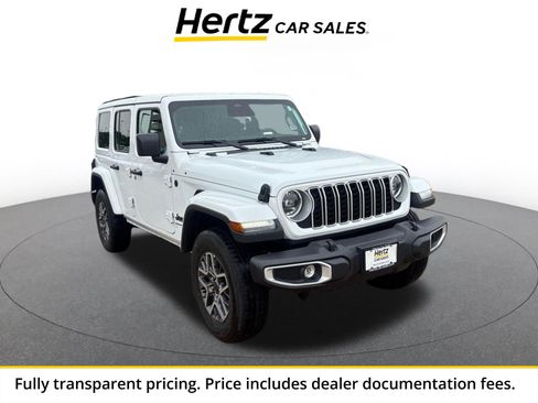 Used 2025 Jeep Wrangler Unlimited Sahara AWD/4WD image 1