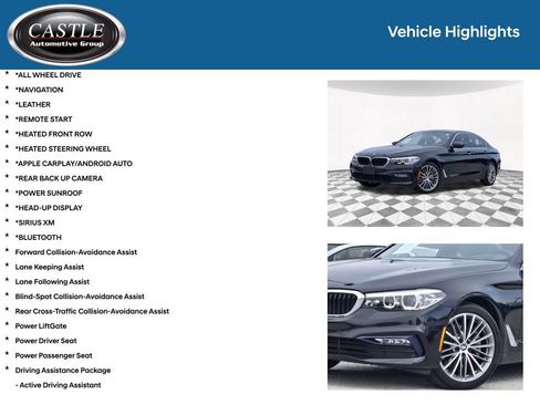Used 2018 BMW 540i xDrive AWD/4WD image 3