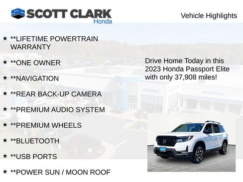 Used 2023 Honda Passport Elite image 11