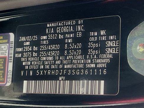 Used 2025 Kia Sorento EX AWD/4WD image 34