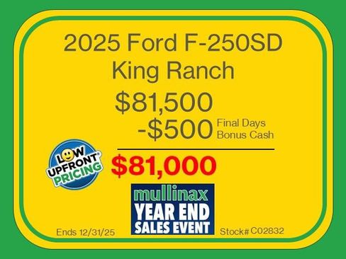 Used 2025 Ford F250 King Ranch w/ Chrome Package image 3