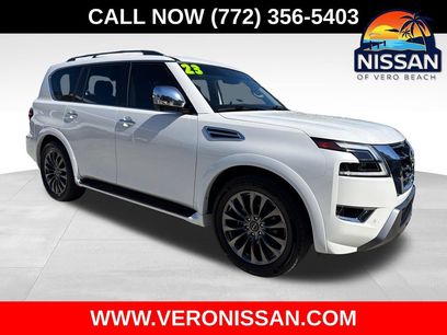 Used 2023 Nissan Armada Platinum w/ Captain's Chairs Package