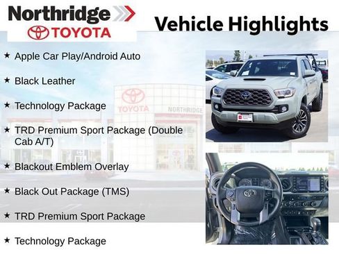 Used 2022 Toyota Tacoma TRD Sport w/ TRD Premium Sport Package AWD/4WD image 2