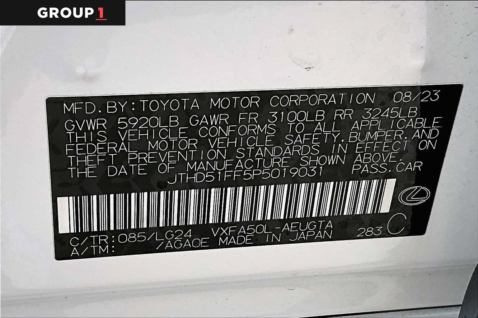 Certified 2023 Lexus LS 500 w/ Interior Upgrade Package RWD image 34