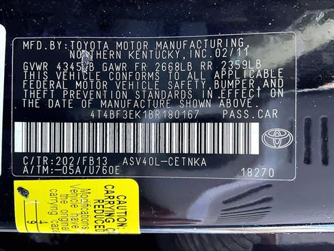 Used 2011 Toyota Camry LE image 35