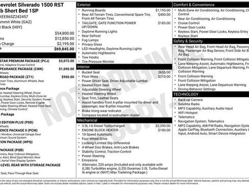 Used 2025 Chevrolet Silverado 1500 RST w/ RST All Star Premium Package AWD/4WD image 14