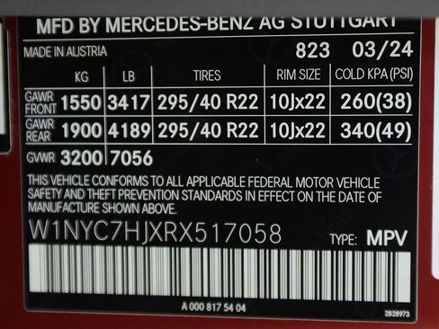 Used 2024 Mercedes-Benz G 63 AMG 4MATIC image 58