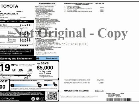 Used 2023 Toyota bZ4X XLE image 4