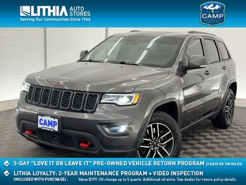 Used 2021 Jeep Grand Cherokee Trailhawk w/ Premium Lighting Group image 1